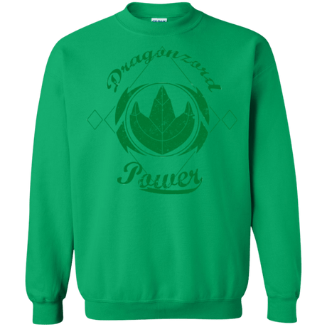 Sweatshirts Irish Green / Small Dragonzord Power Crewneck Sweatshirt