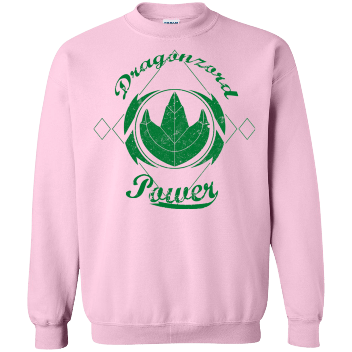 Sweatshirts Light Pink / Small Dragonzord Power Crewneck Sweatshirt