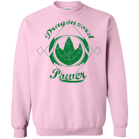 Sweatshirts Light Pink / Small Dragonzord Power Crewneck Sweatshirt