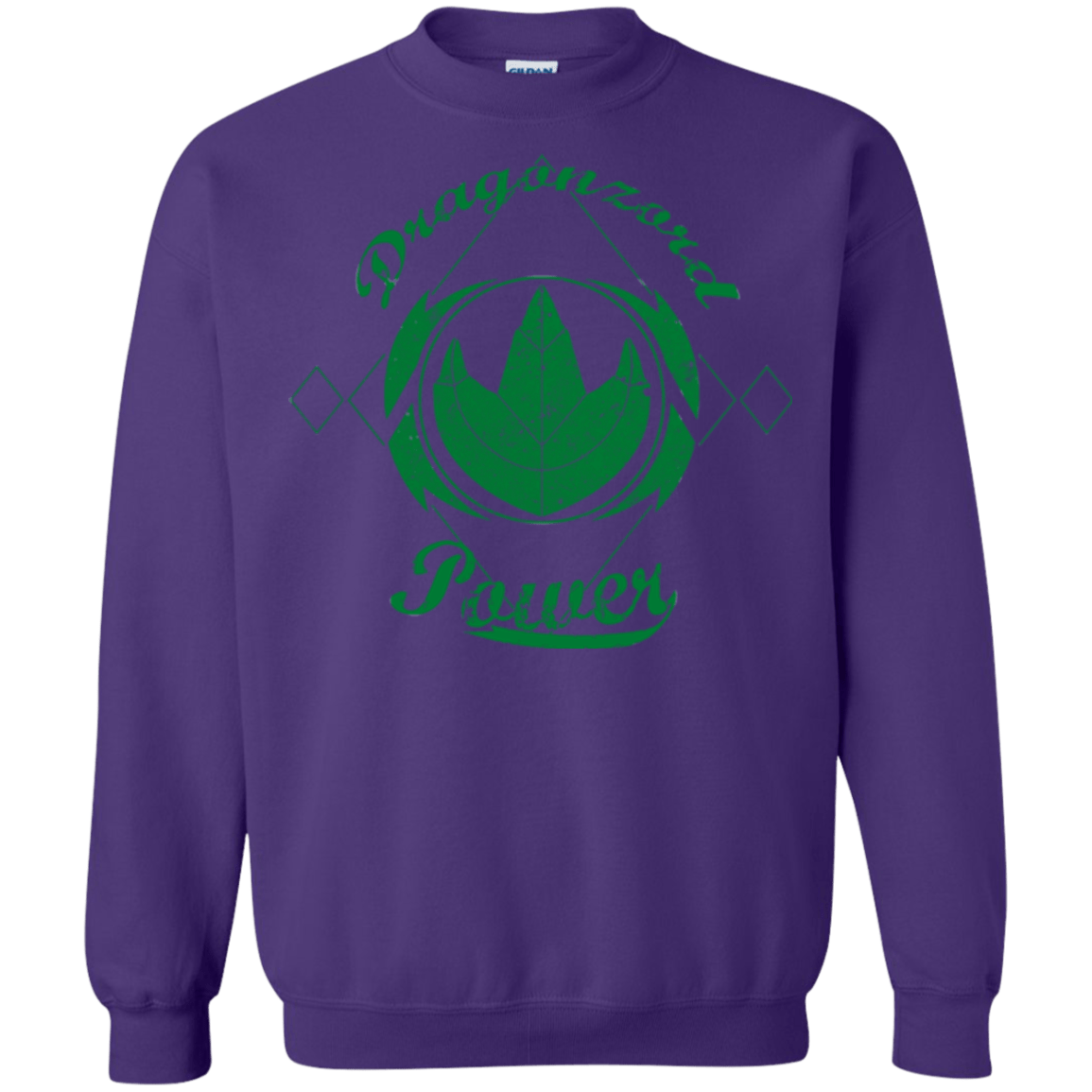 Sweatshirts Purple / Small Dragonzord Power Crewneck Sweatshirt