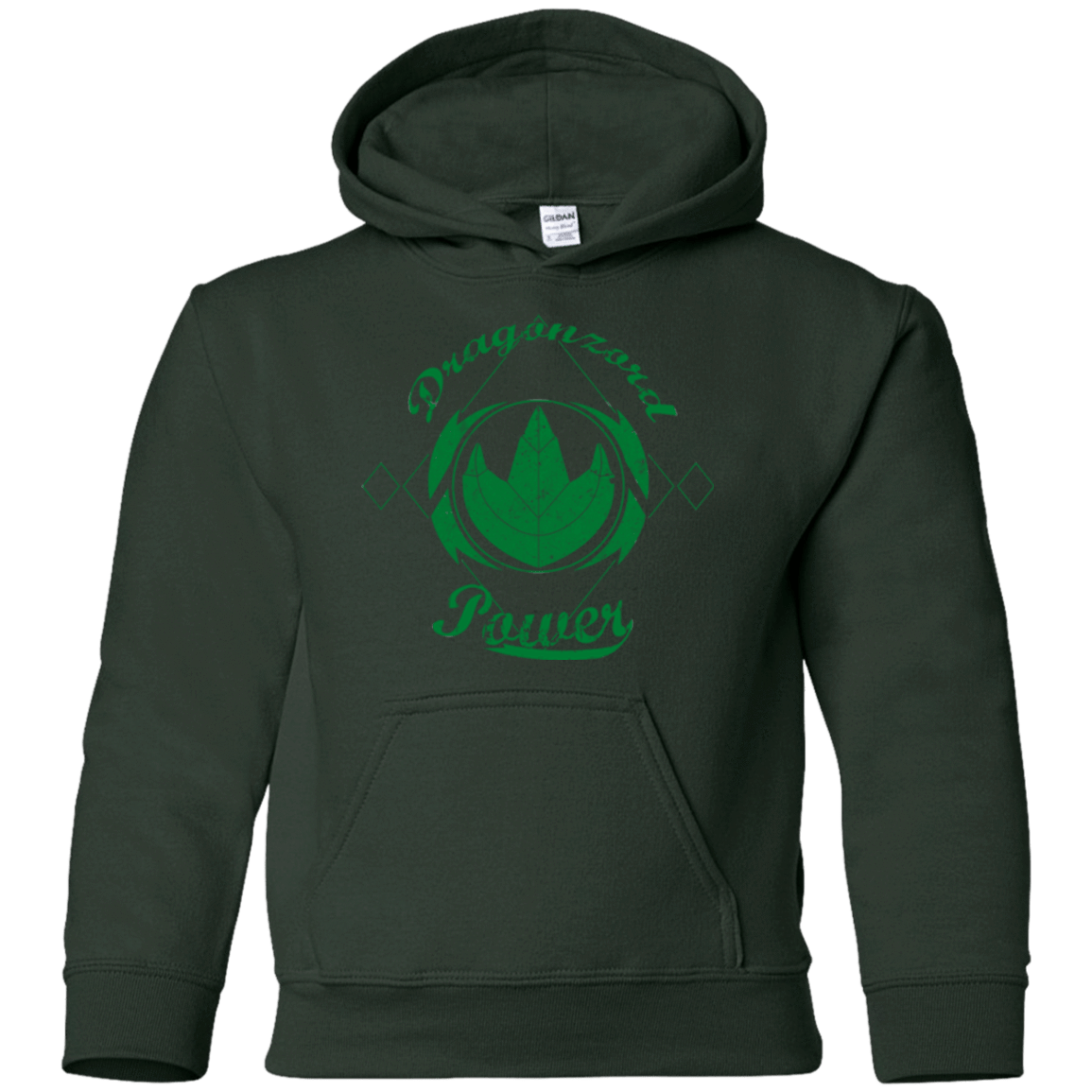 Sweatshirts Forest Green / YS Dragonzord Power Youth Hoodie