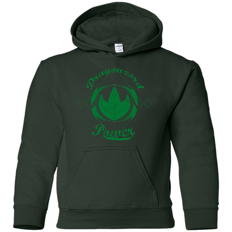 Sweatshirts Forest Green / YS Dragonzord Power Youth Hoodie