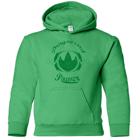 Sweatshirts Irish Green / YS Dragonzord Power Youth Hoodie