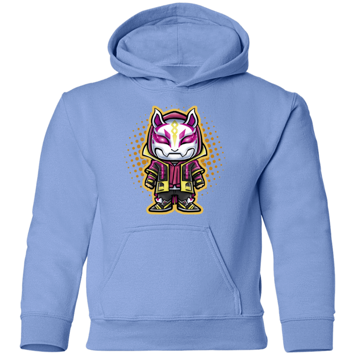 Sweatshirts Carolina Blue / YS Drift Chibi Youth Pullover Hoodie