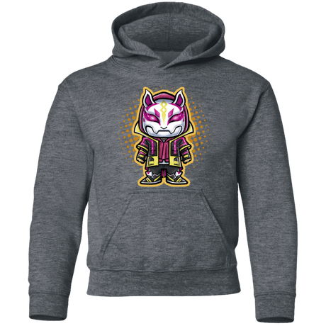 Sweatshirts Dark Heather / YS Drift Chibi Youth Pullover Hoodie