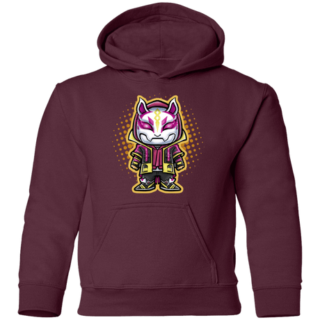 Sweatshirts Maroon / YS Drift Chibi Youth Pullover Hoodie