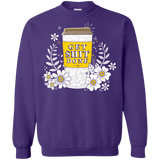 Sweatshirts Purple / S Drink Coffee, Get Shit Done Crewneck Sweatshirt