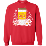 Sweatshirts Red / S Drink Coffee, Get Shit Done Crewneck Sweatshirt