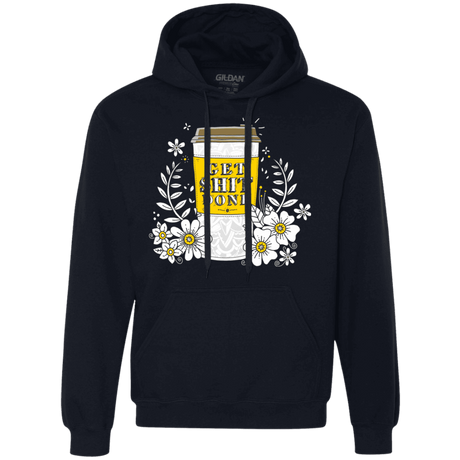 Sweatshirts Navy / S Drink Coffee, Get Shit Done Premium Fleece Hoodie