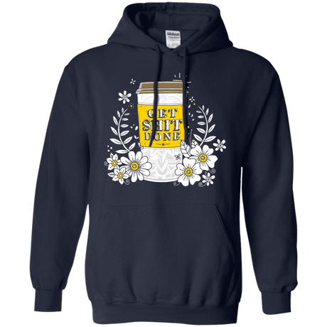 Sweatshirts Navy / S Drink Coffee, Get Shit Done Pullover Hoodie