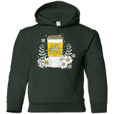 Sweatshirts Forest Green / YS Drink Coffee, Get Shit Done Youth Hoodie