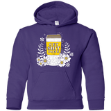 Sweatshirts Purple / YS Drink Coffee, Get Shit Done Youth Hoodie