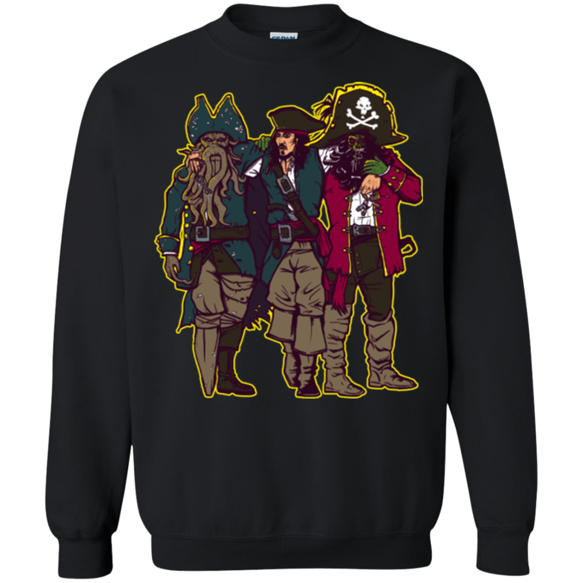 Sweatshirts Black / Small Drink Up Me Hearties Crewneck Sweatshirt