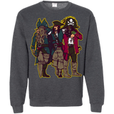 Sweatshirts Dark Heather / Small Drink Up Me Hearties Crewneck Sweatshirt