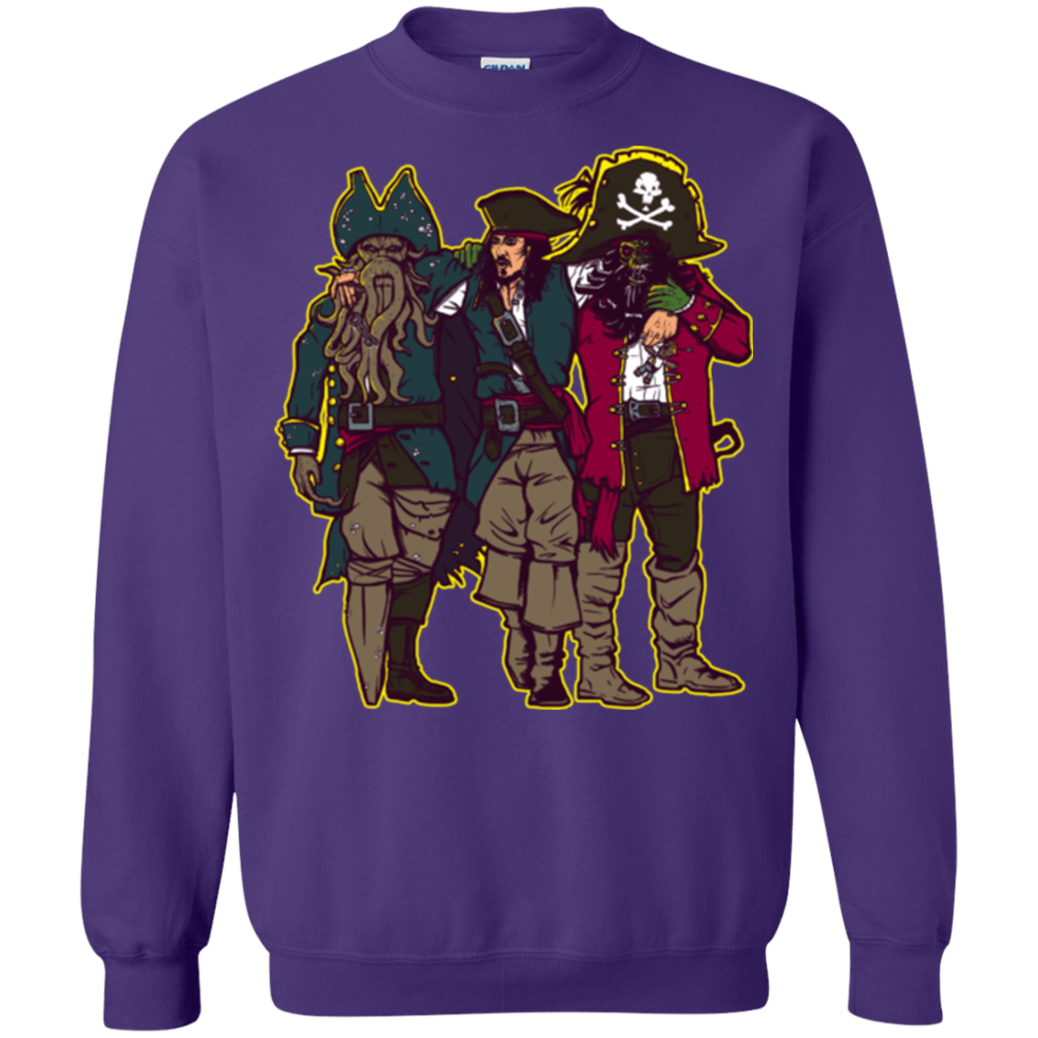 Sweatshirts Purple / Small Drink Up Me Hearties Crewneck Sweatshirt
