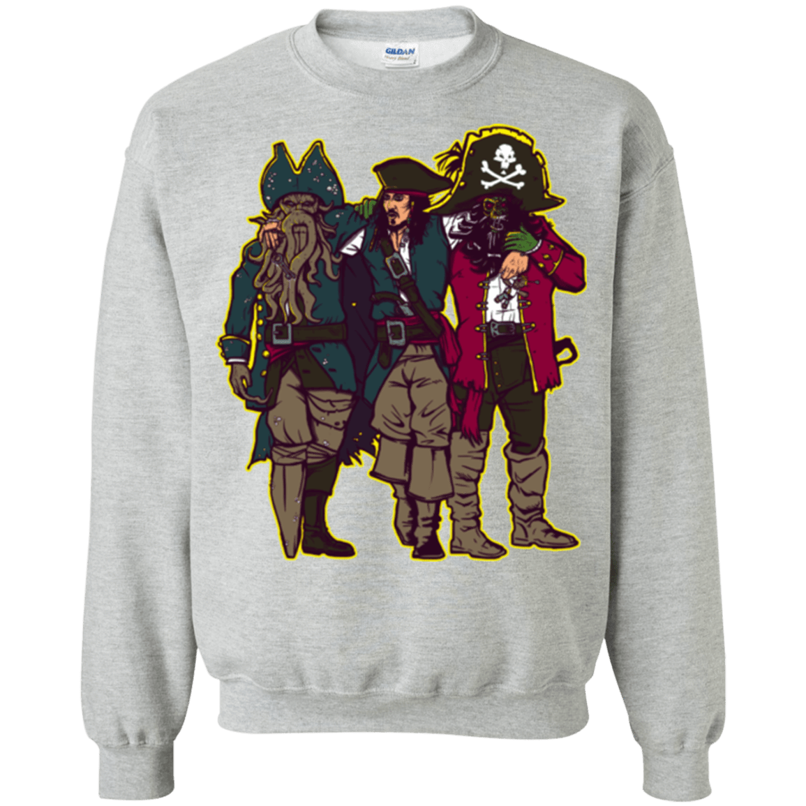 Sweatshirts Sport Grey / Small Drink Up Me Hearties Crewneck Sweatshirt
