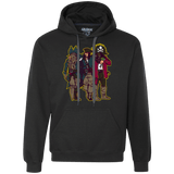 Sweatshirts Black / Small Drink Up Me Hearties Premium Fleece Hoodie