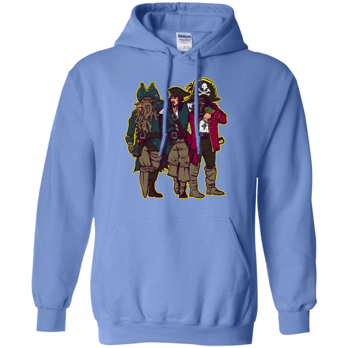 Sweatshirts Carolina Blue / Small Drink Up Me Hearties Pullover Hoodie