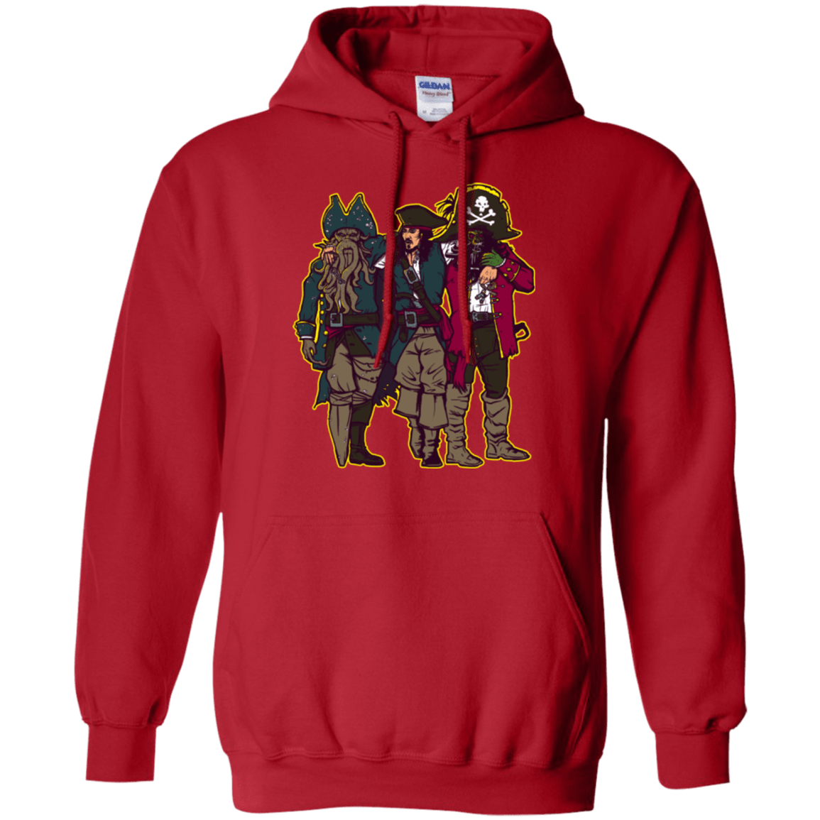 Sweatshirts Red / Small Drink Up Me Hearties Pullover Hoodie