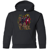 Sweatshirts Black / YS Drink Up Me Hearties Youth Hoodie