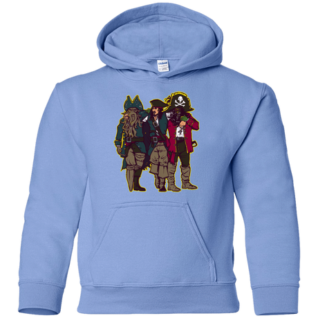 Sweatshirts Carolina Blue / YS Drink Up Me Hearties Youth Hoodie