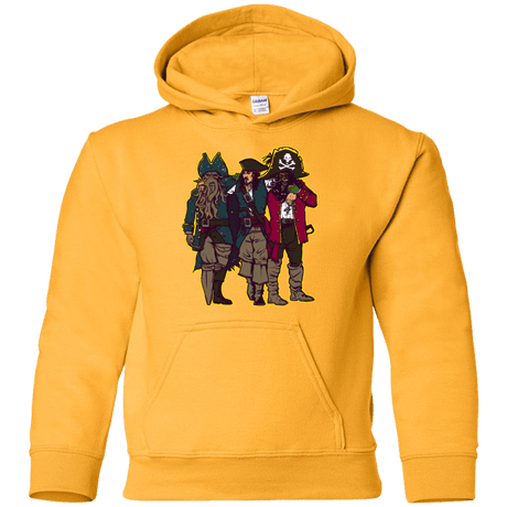 Sweatshirts Gold / YS Drink Up Me Hearties Youth Hoodie