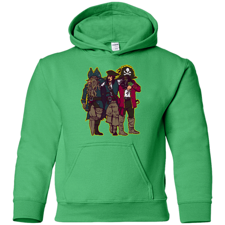 Sweatshirts Irish Green / YS Drink Up Me Hearties Youth Hoodie
