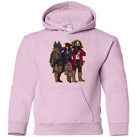 Sweatshirts Light Pink / YS Drink Up Me Hearties Youth Hoodie