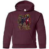 Sweatshirts Maroon / YS Drink Up Me Hearties Youth Hoodie