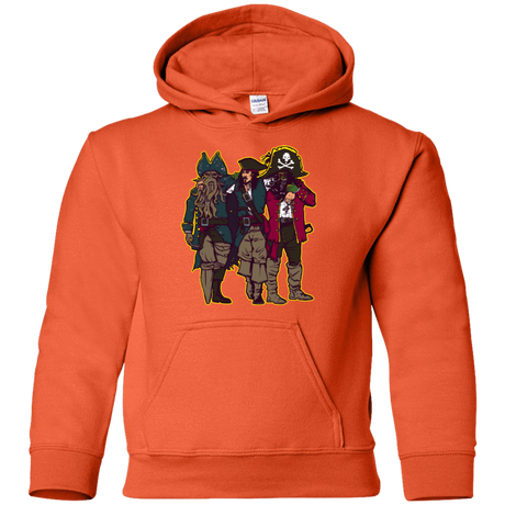 Sweatshirts Orange / YS Drink Up Me Hearties Youth Hoodie