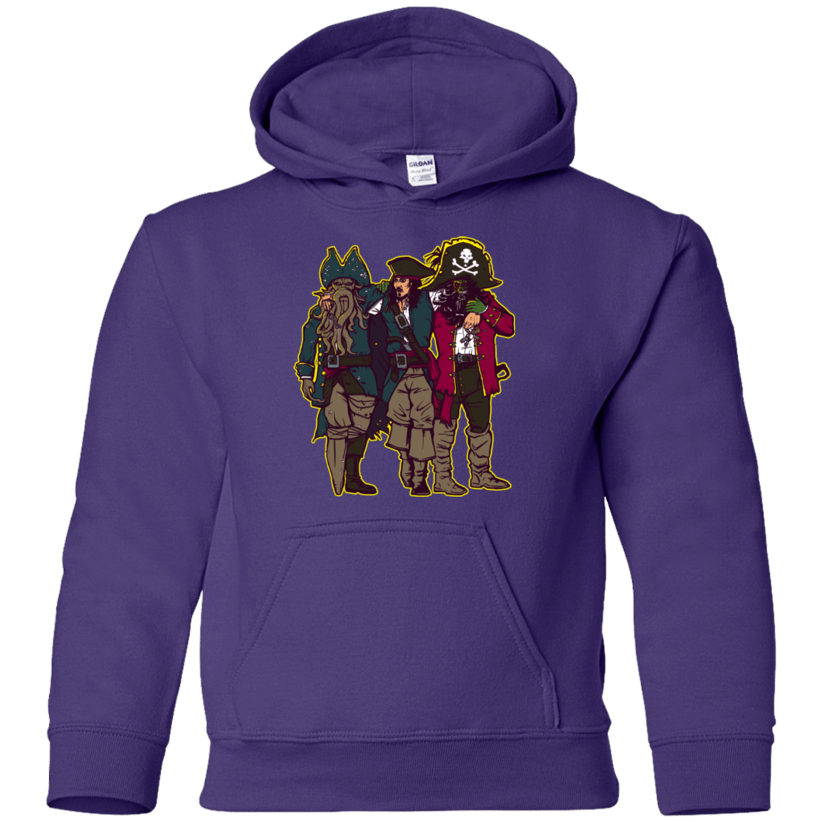 Sweatshirts Purple / YS Drink Up Me Hearties Youth Hoodie