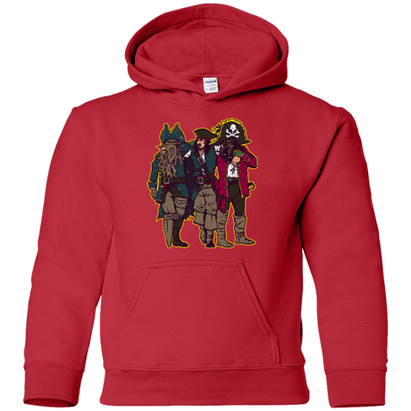 Sweatshirts Red / YS Drink Up Me Hearties Youth Hoodie