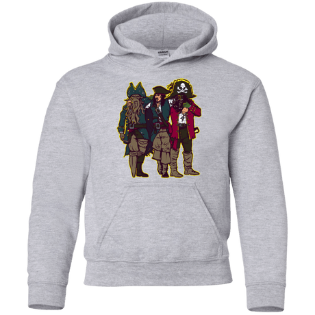 Sweatshirts Sport Grey / YS Drink Up Me Hearties Youth Hoodie