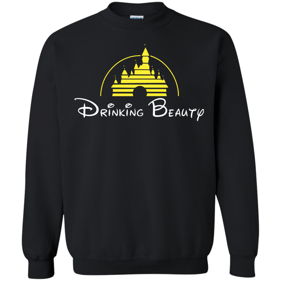 Sweatshirts Black / S Drinking Beauty Crewneck Sweatshirt