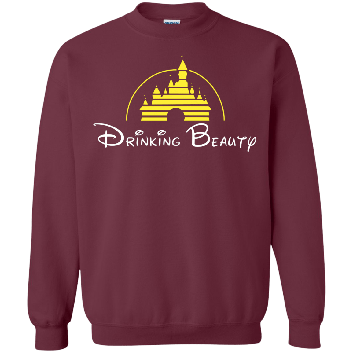 Sweatshirts Maroon / S Drinking Beauty Crewneck Sweatshirt