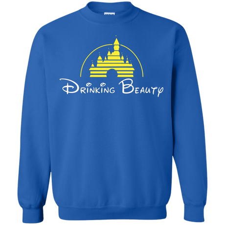 Sweatshirts Royal / S Drinking Beauty Crewneck Sweatshirt