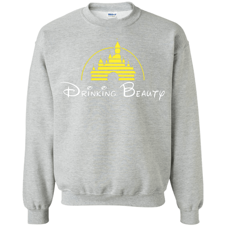 Sweatshirts Sport Grey / S Drinking Beauty Crewneck Sweatshirt