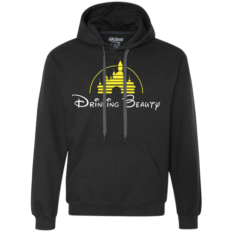 Sweatshirts Black / S Drinking Beauty Premium Fleece Hoodie