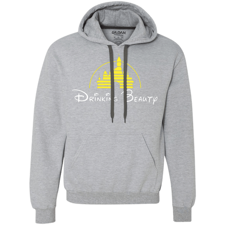 Sweatshirts Sport Grey / S Drinking Beauty Premium Fleece Hoodie