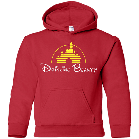 Sweatshirts Red / YS Drinking Beauty Youth Hoodie