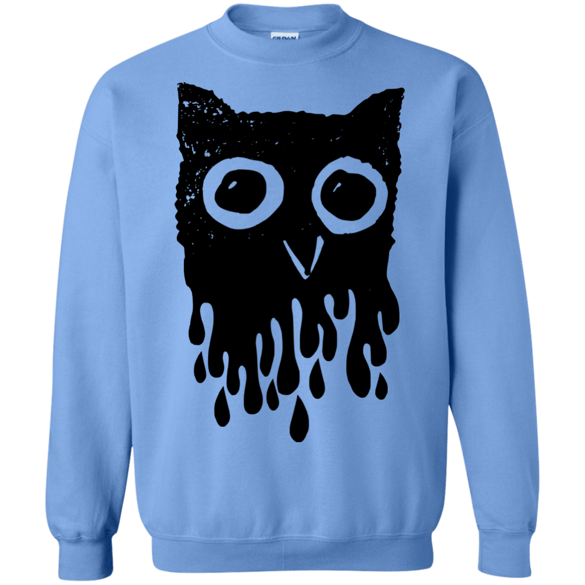 Sweatshirts Carolina Blue / S Dripping Owl Crewneck Sweatshirt