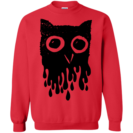 Sweatshirts Red / S Dripping Owl Crewneck Sweatshirt