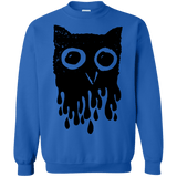 Sweatshirts Royal / S Dripping Owl Crewneck Sweatshirt