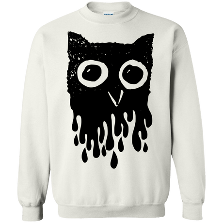 Sweatshirts White / S Dripping Owl Crewneck Sweatshirt