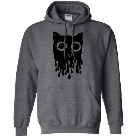 Sweatshirts Dark Heather / S Dripping Owl Pullover Hoodie