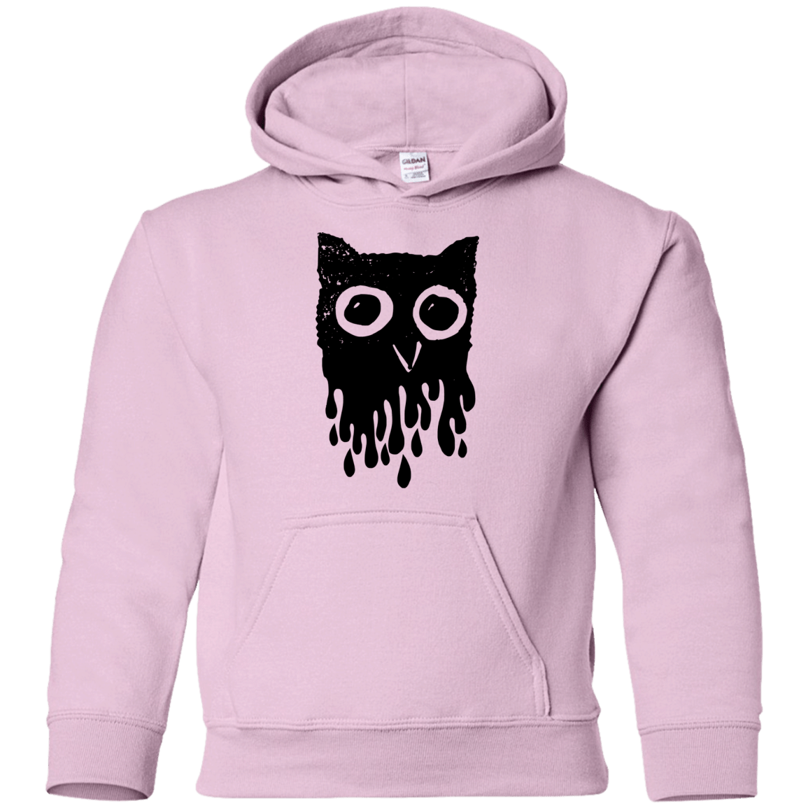 Sweatshirts Light Pink / YS Dripping Owl Youth Hoodie