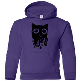 Sweatshirts Purple / YS Dripping Owl Youth Hoodie