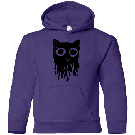 Sweatshirts Purple / YS Dripping Owl Youth Hoodie