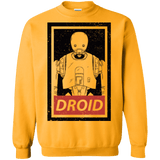 Sweatshirts Gold / Small Droid Crewneck Sweatshirt