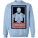 Sweatshirts Light Blue / Small Droid Crewneck Sweatshirt